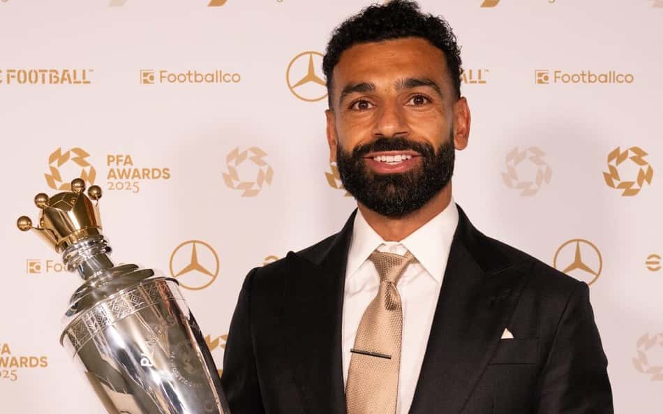 Salah quebra recorde e vence prêmio de Jogador do Ano da PFA; confira