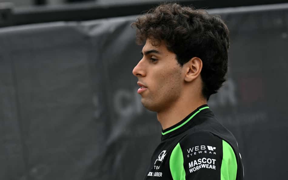 Gabriel Bortoleto, da Sauber, no GP da Inglaterra