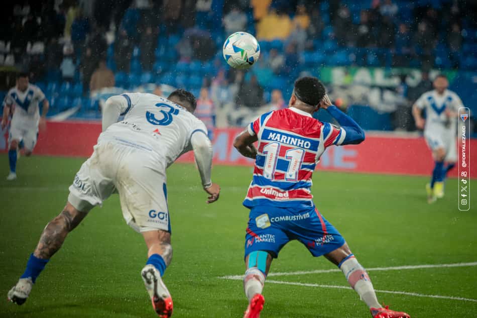 Partida entre Vélez Sarsfield e Fortaleza, pela Copa Libertadores (Foto: Mateus Lotif/Fortaleza EC)
