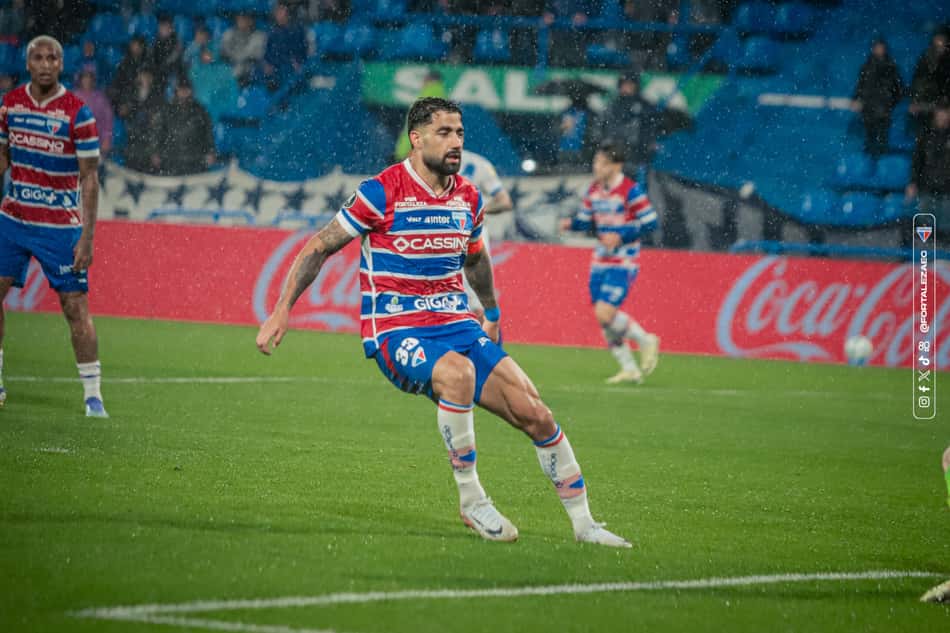 Partida entre Vélez Sarsfield e Fortaleza, pela Copa Libertadores (Foto: Mateus Lotif/Fortaleza EC)