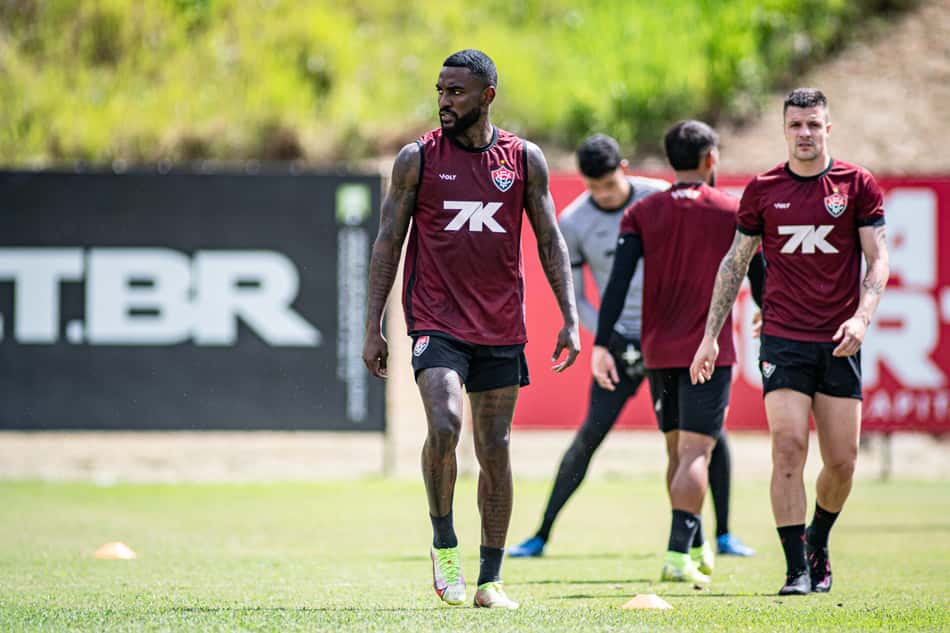Ramon em treino do Vitória (Foto: Victor Ferreira / EC Vitória)