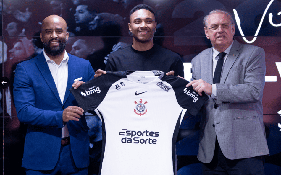 Assista ao vivo à apresentação de Vitinho, reforço do Corinthians