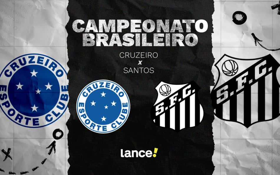 Cruzeiro x Santos: onde assistir ao vivo, horário e escalações de jogo pelo Brasileiro