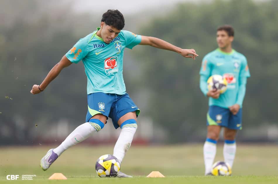 Luca Meirelles projeta amistosos contra o Paraguai com a Seleção Brasileira Sub-20. (Foto: Rafael Ribeiro / CBF)
