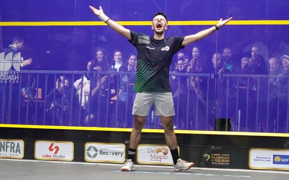 Diego Gobbi no Campeonato Sul-Americano de Squash