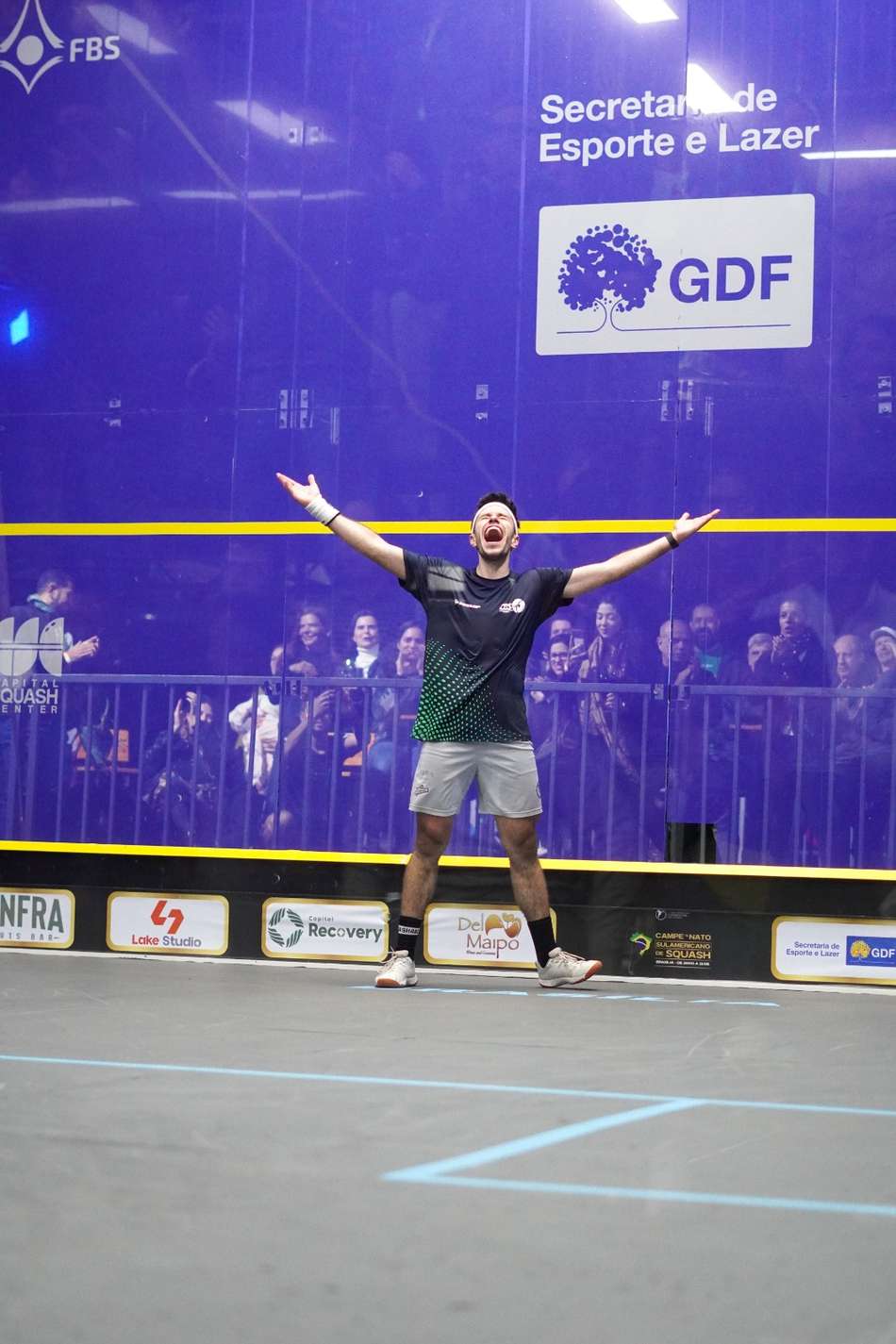 Diego Gobbi no Campeonato Sul-Americano de Squash