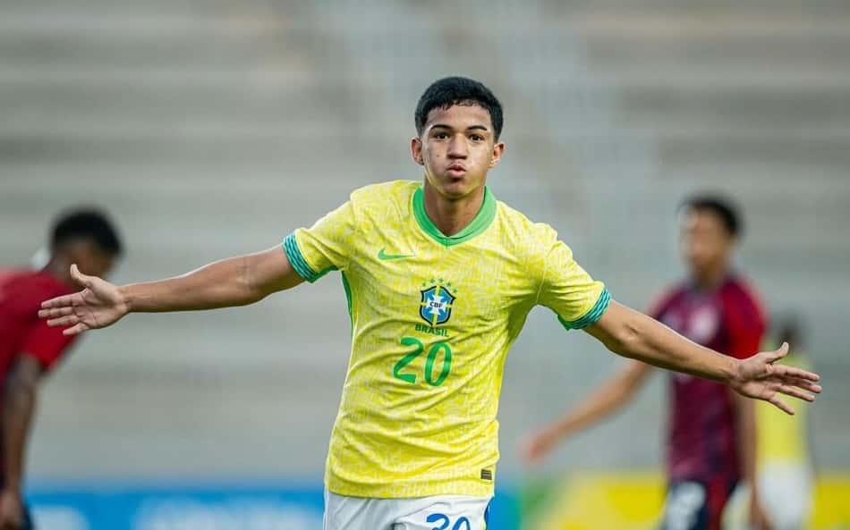 Conheça Andrey Fernandes, promessa do Vasco que brilha pela Seleção Sub-17