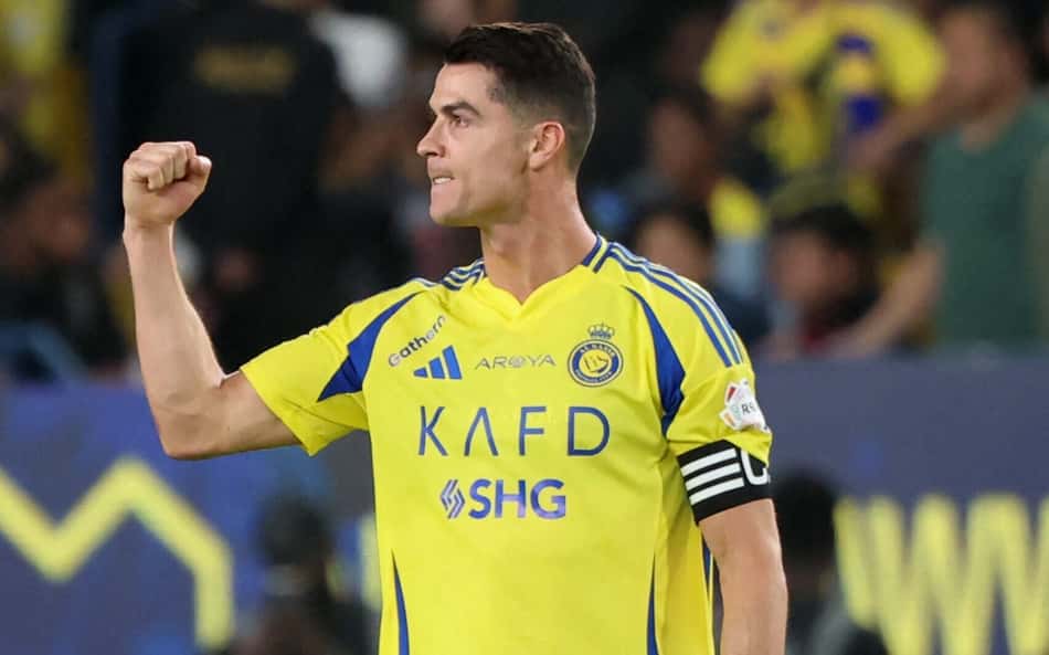 Cristiano Ronaldo em campo pelo Al-Nassr (Foto: Fayez Nureldine / AFP)