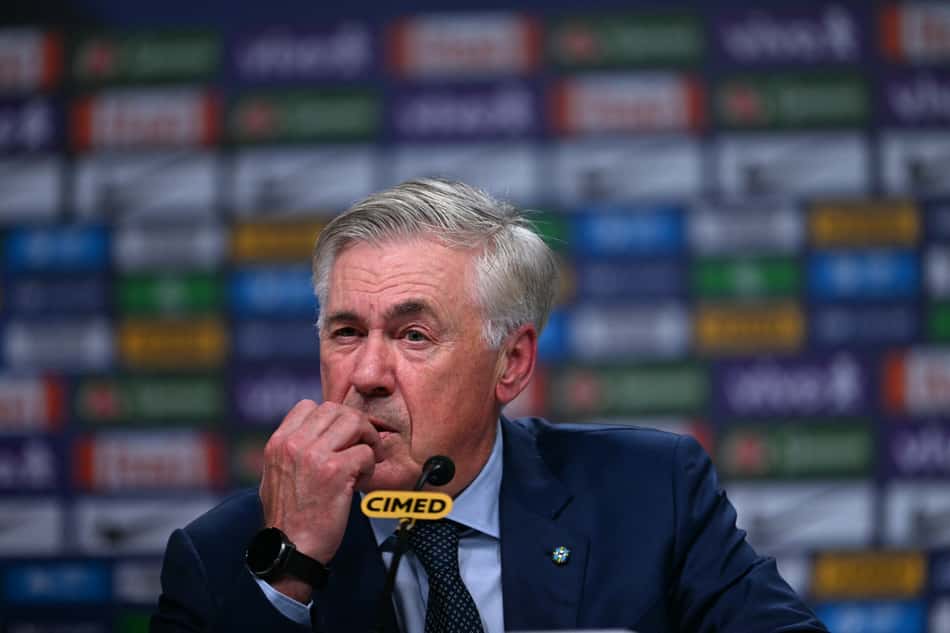 Carlo Ancelotti, durante convocação da Seleção Brasileira