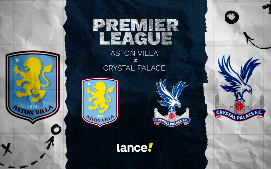 Aston Villa x Crystal Palace: onde assistir e prováveis escalações do jogo pela Premier League