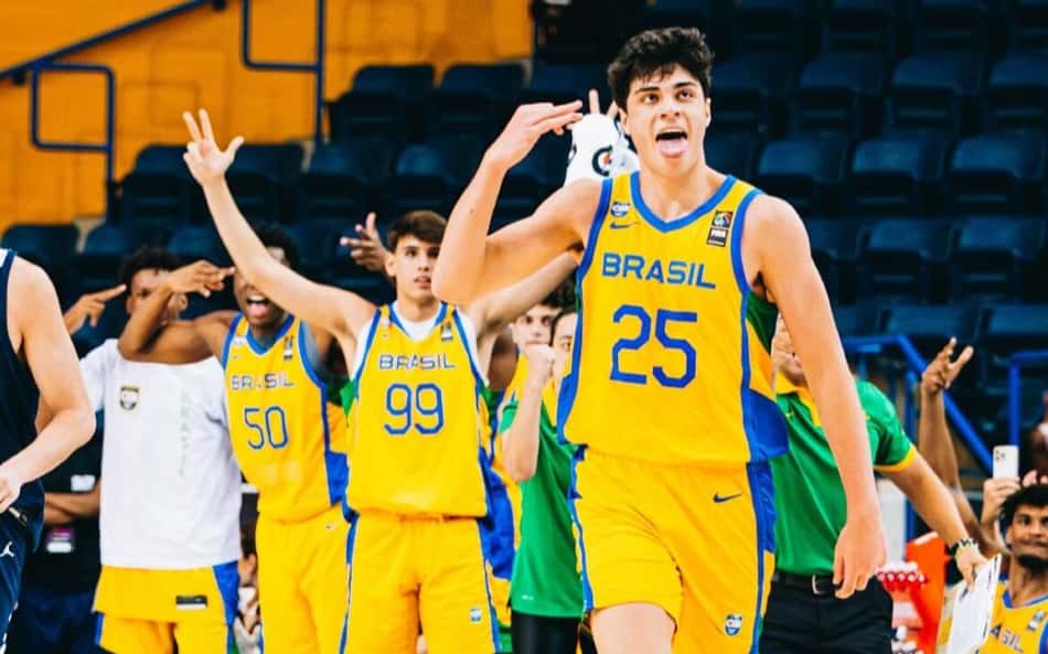 Brasil Sub-23 vence EUA e conquista bicampeonato de basquete no Canadá
