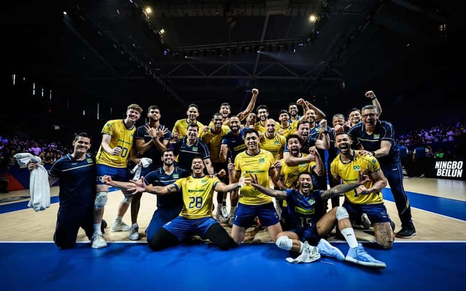 Saiba quanto a Seleção Brasileira faturou com o bronze na VNL masculina