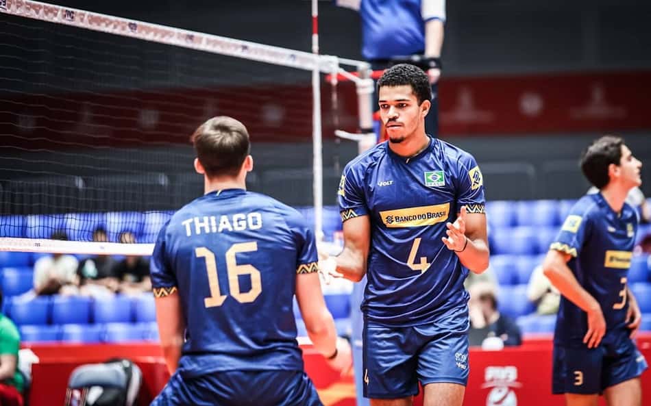 Brasil perde 4° jogo e é eliminado do Mundial de vôlei Sub-21