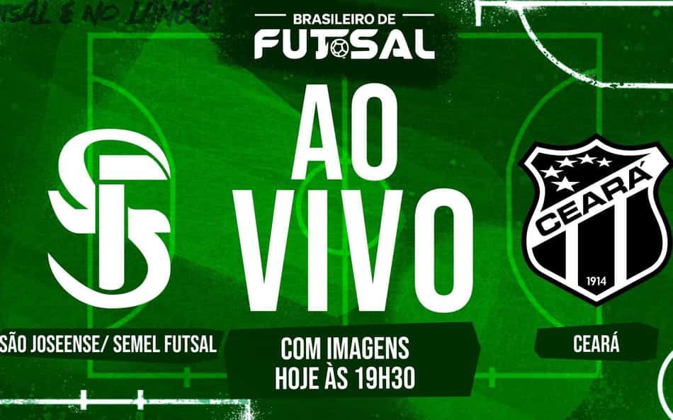 Ao vivo e com imagens: Lance! transmite São Joseense x Ceará pelo Brasileiro de Futsal