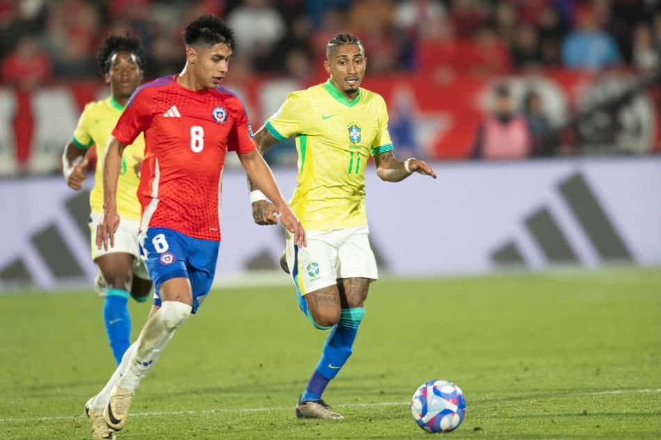 ELIMINATORIAS COPA DO MUNDO 2026, CHILE X BRASIL