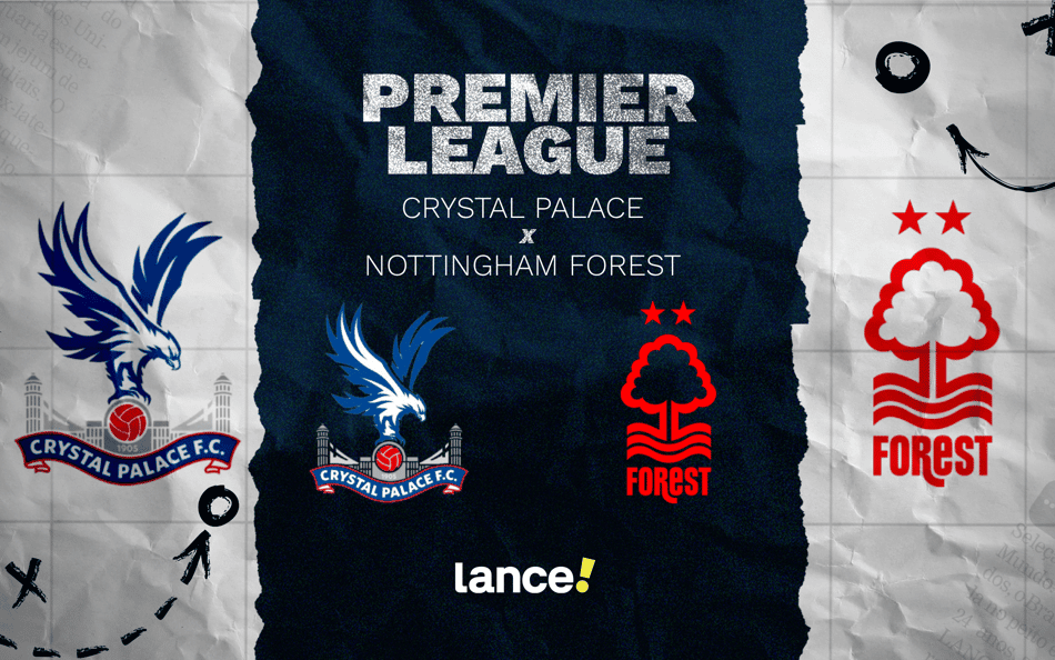 Crystal Palace x Nottingham Forest: onde assistir e prováveis escalações do jogo pela Premier League