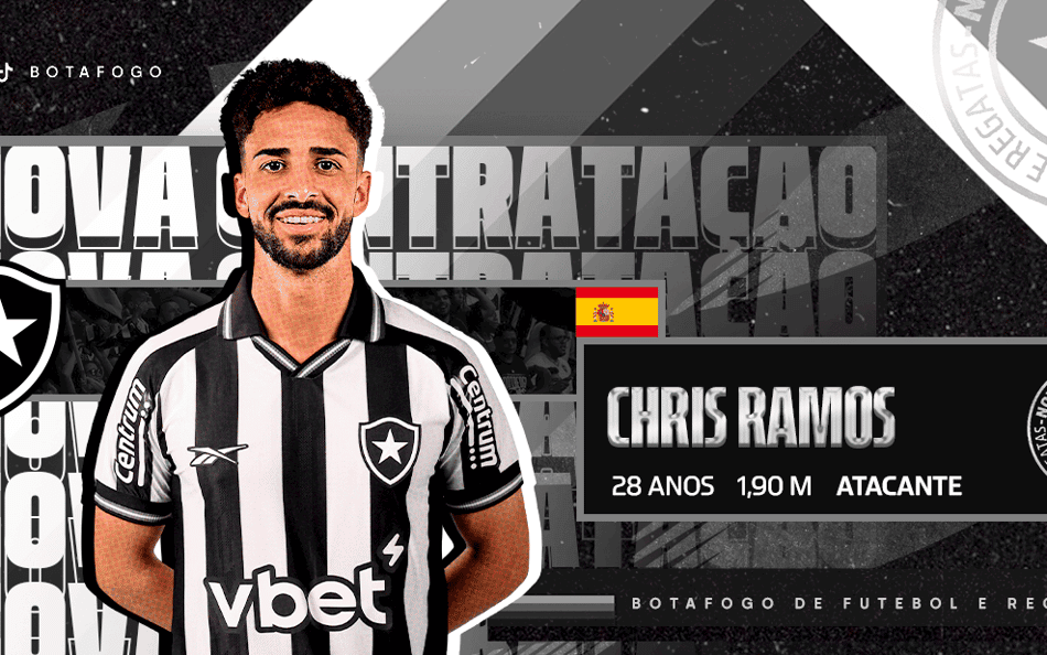Botafogo anuncia contratação de Chris Ramos