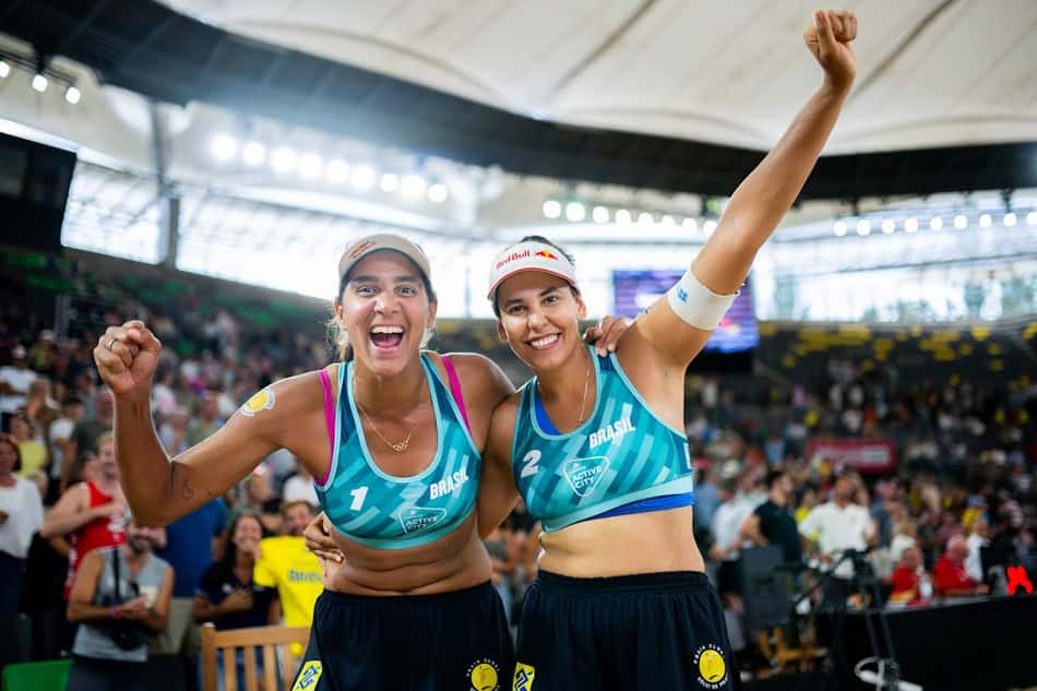 Duda e Ana Patrícia conquistaram o bronze na Alemanha