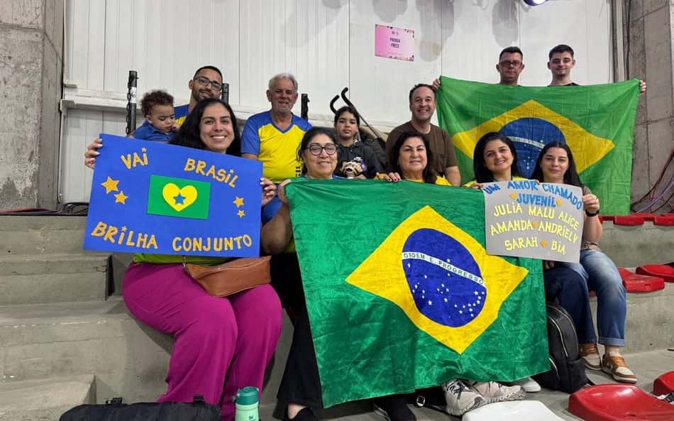 Família viaja de motorhome para acompanhar ginastas no Pan Júnior