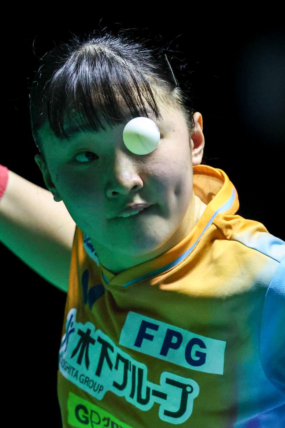 A japonesa Miwa Harimoto, de apenas 17 anos, foi campeã em Foz do Iguaçu (Foto: Abelardo Mendes Jr/ CalderanoTM)
