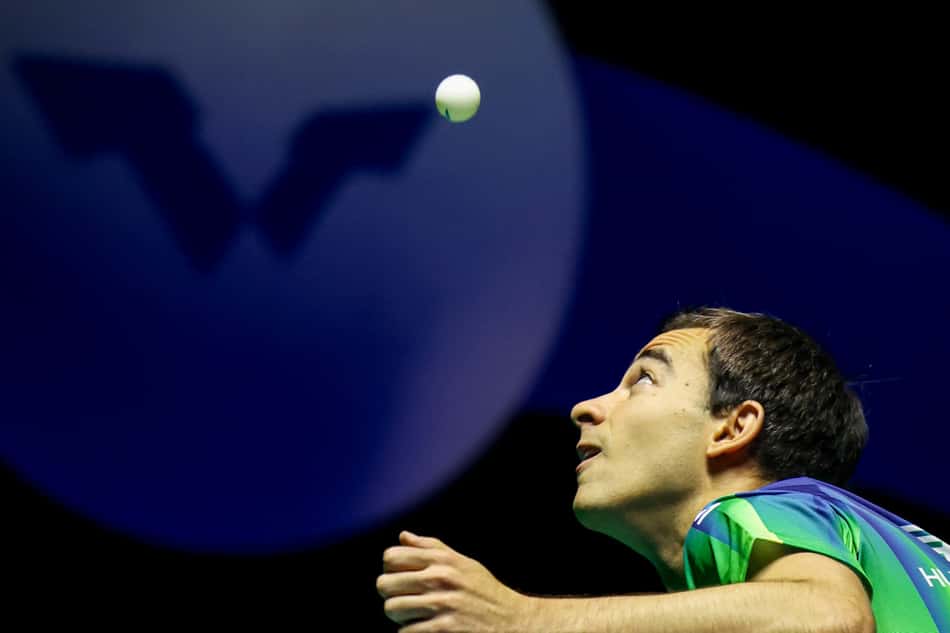 Hugo Calderano chegou ao Paraná embalado pelo título de Buenos Aires, semana passada Foto: Abelardo Mendes Jr/ CalderanoTM @abelardomendesjr