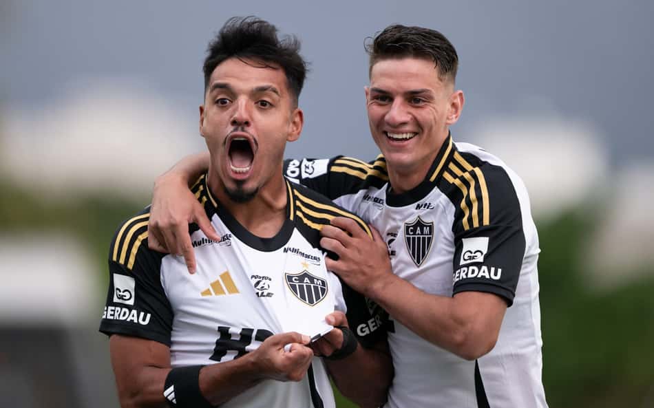 Golaço relâmpago de Gabriel Menino em Vasco x Atlético-MG paralisa web; veja