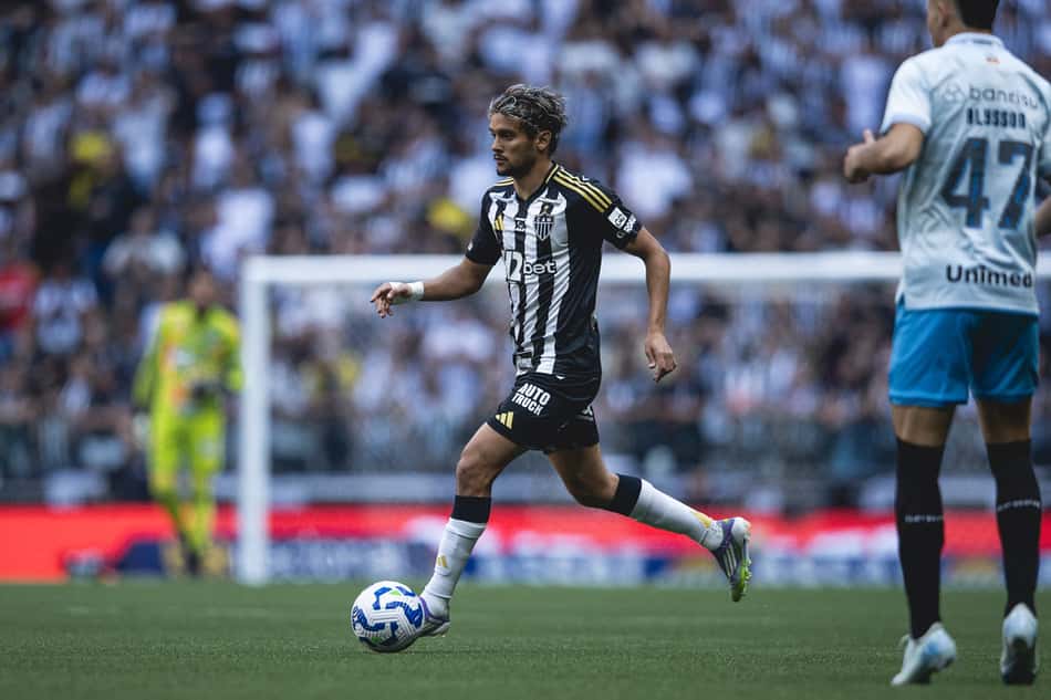 Gustavo Scarpa em Atlético-MG x Grêmio (Foto: Pedro Souza / Atlético-MG)