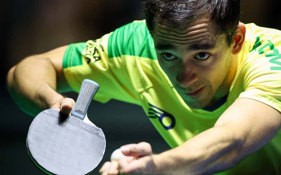 Calderano é uma das estrelas de vídeo do WTT de Pequim; confira