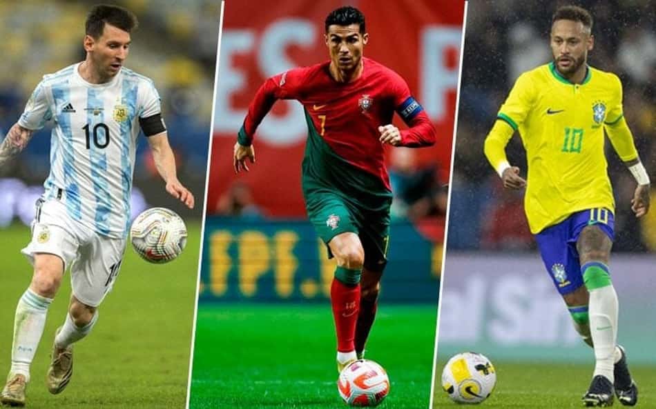 Histórico de lesões: veja comparativo entre Messi, CR7 e Neymar