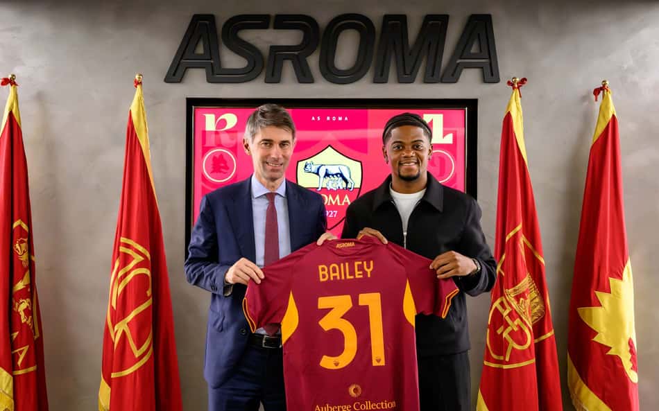 Roma anuncia primeiro jogador jamaicano de sua história