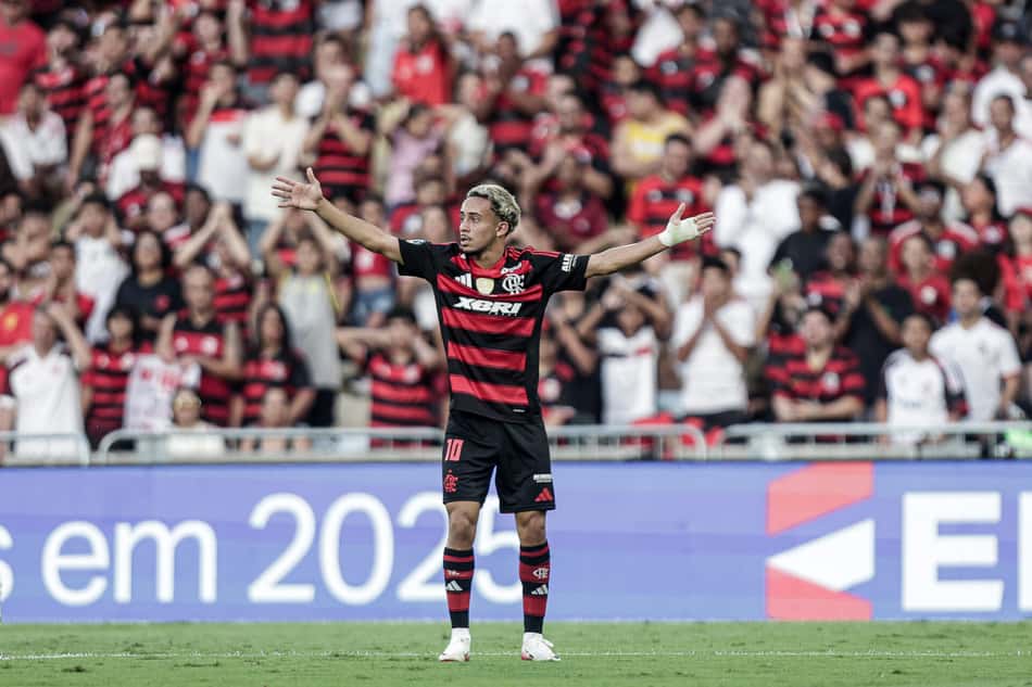 Matheus Gonçalves, que mandou indireta para Filipe Luís, em atuação na final do Mundial de Clubes Sub-20. (Foto: Gilvan de Souza/Flamengo)