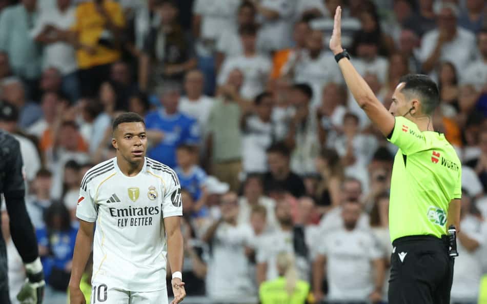 Mbappé provoca a arbitragem após jogo do Real Madrid