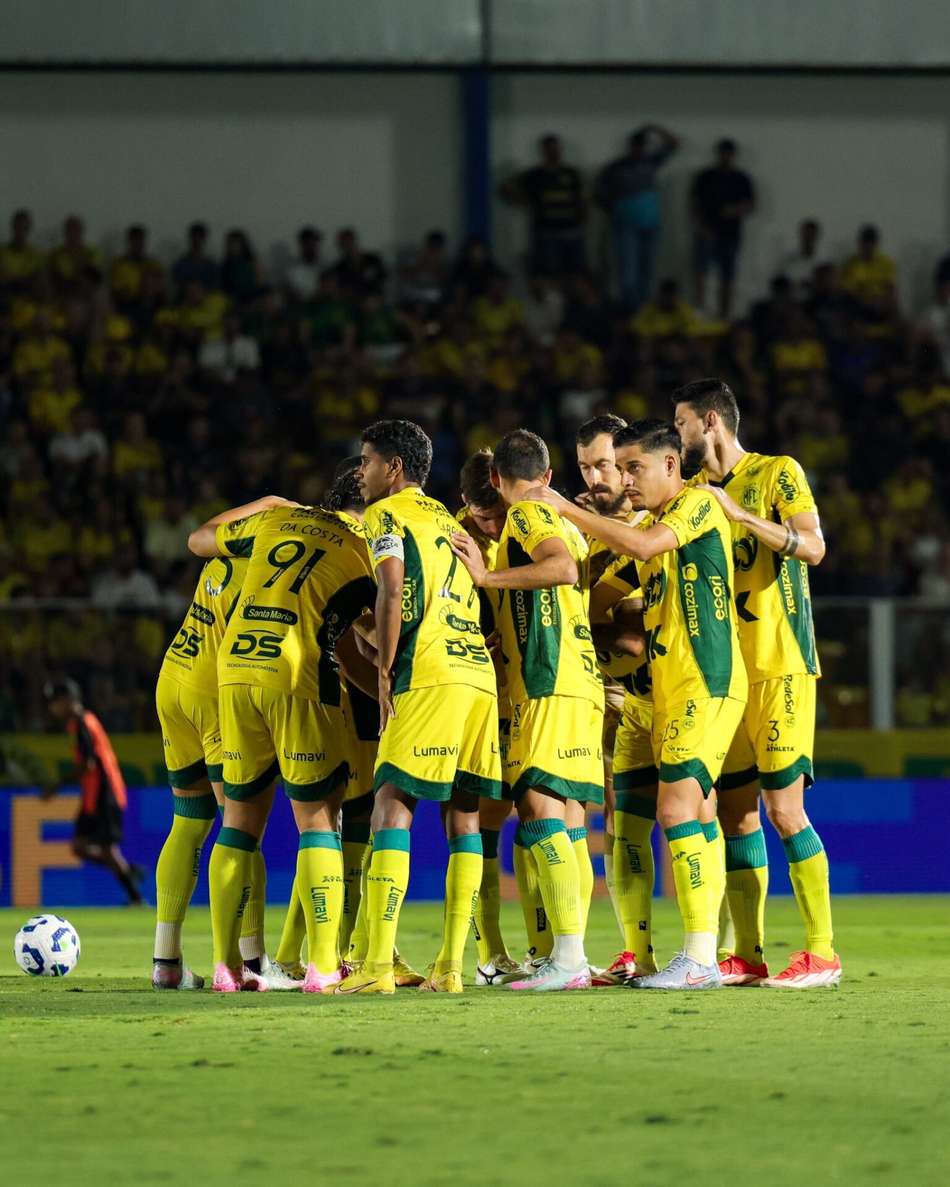 Time do Mirassol (Foto: JP Pinheiro / Agência Mirassol)