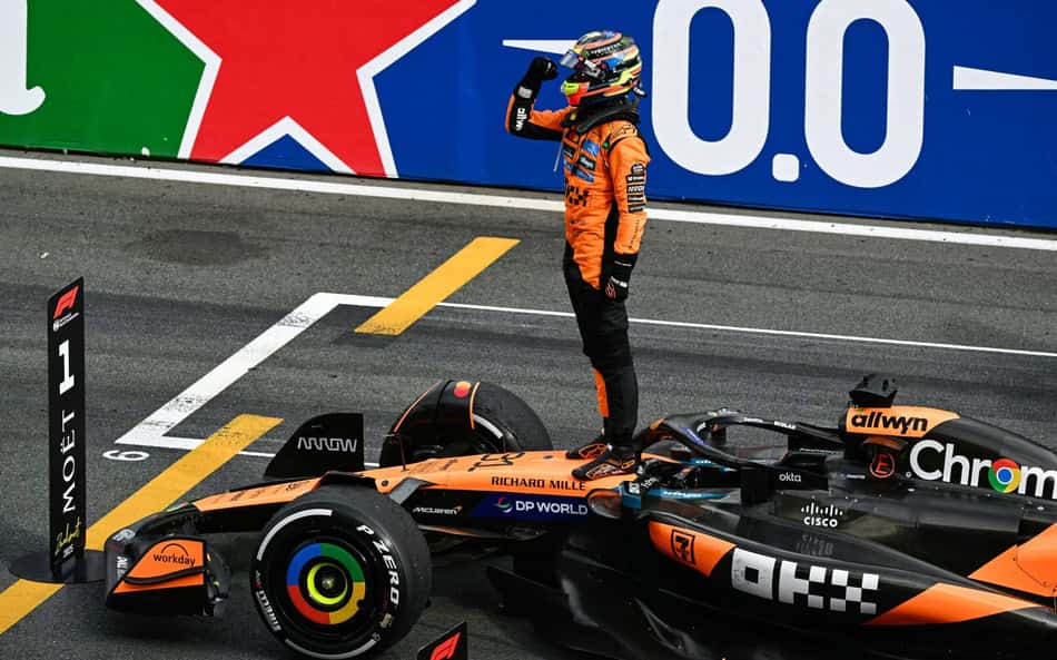 Com sorte de campeão, Piastri conquista fácil vitória no GP da Holanda; Bortoleto é 15º