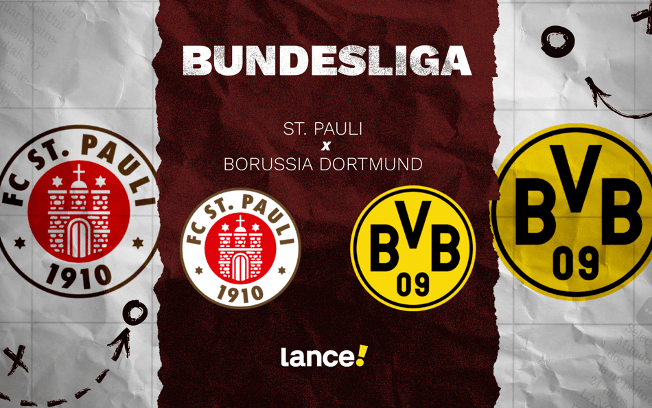 St Pauli x Borussia Dortmund: onde assistir ao vivo, horário e escalações do jogo pela Bundesliga