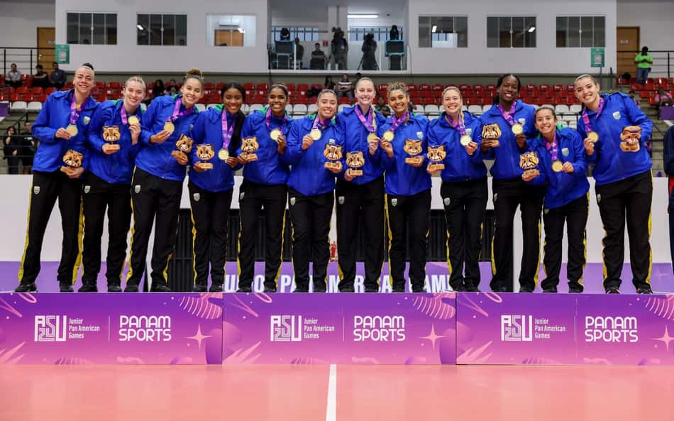Pan Júnior: Brasil confirma favoritismo e leva ouro no vôlei feminino