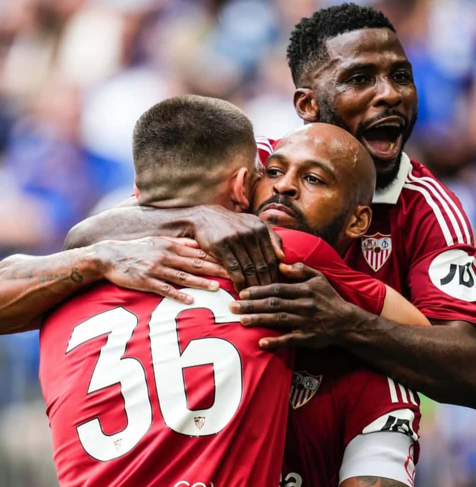 Marcão em ação pelo Sevilla