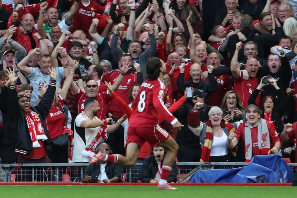 O Liverpool recebe o Atlético de Madrid pela Champions League (Foto: Darren Staples/AFP)