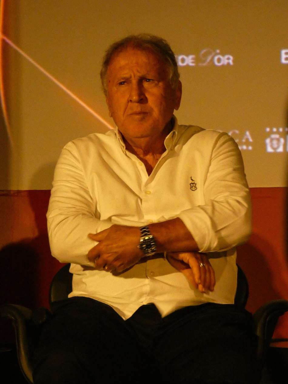 Zico durante evento no Museu do Flamengo, na Zona Sul do Rio