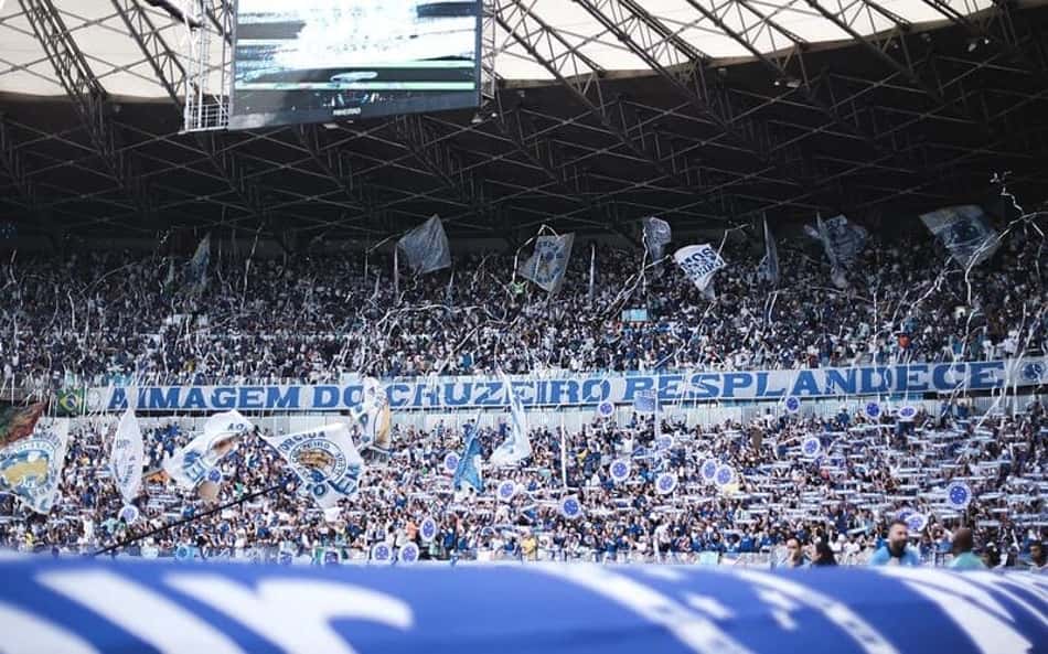 Torcida do Cruzeiro no Mineirão (Foto: Gustavo Martins/Cruzeiro)