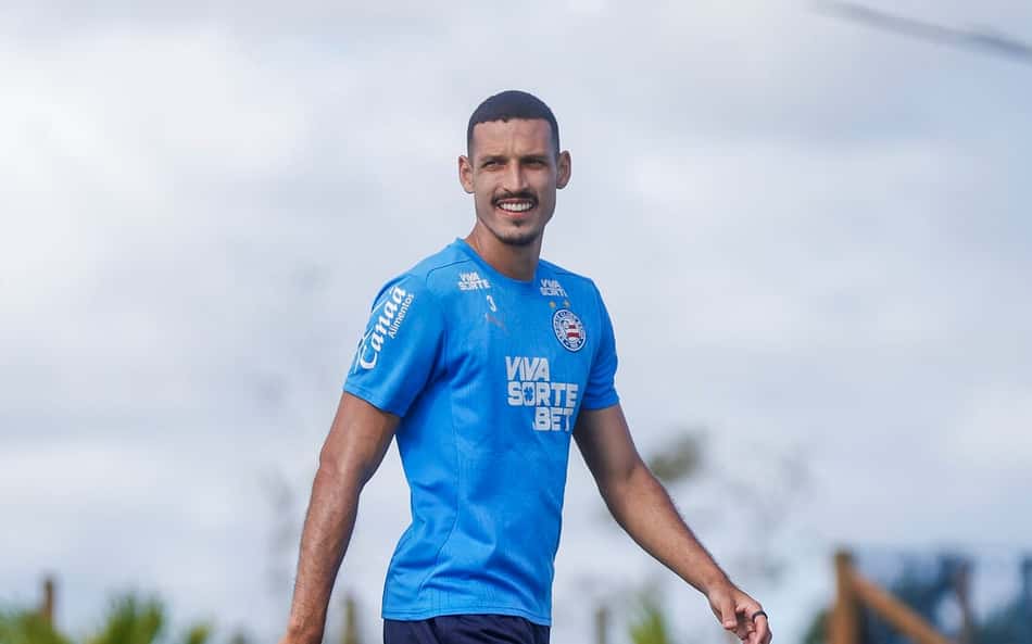Gabriel Xavier treina pelo Bahia (Foto: Rafael Rodrigues / EC Bahia)