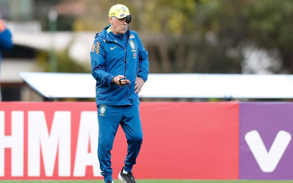 AO VIVO: assista à entrevista de Carlo Ancelotti, técnico da Seleção