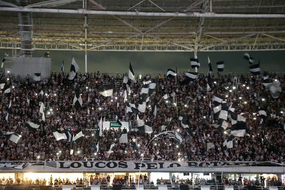 Torcida do Botafogo no Nilton Santos (Foto: Vítor Silva/Botafogo)