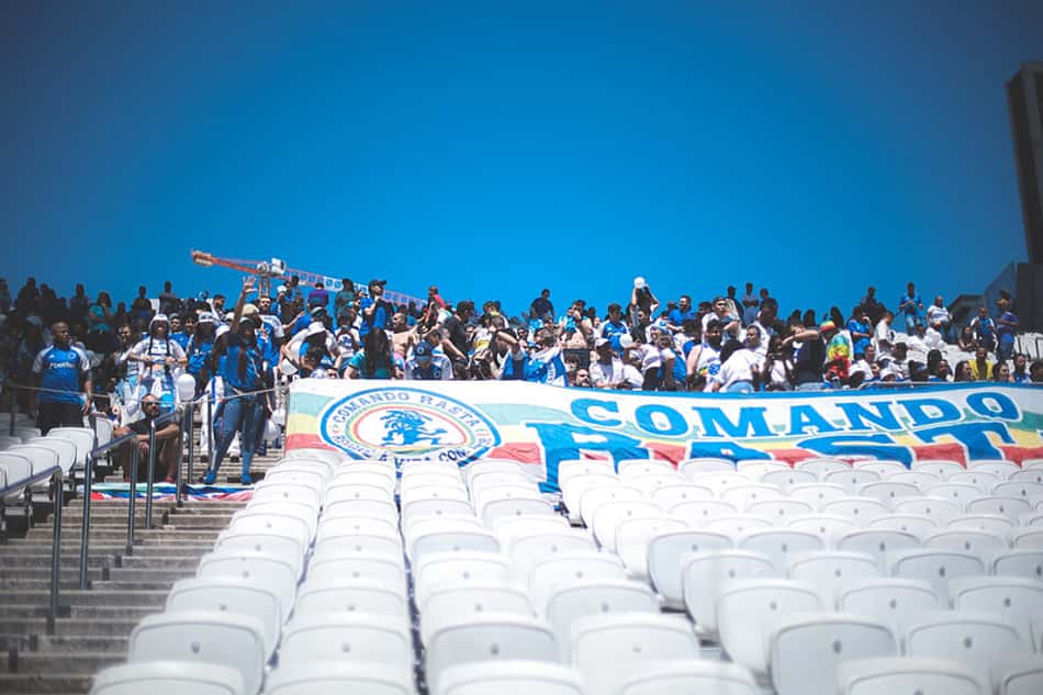 Torcida do Cruzeiro na Neo Quimica Arena (Foto: Gustavo Martins/Cruzeiro)