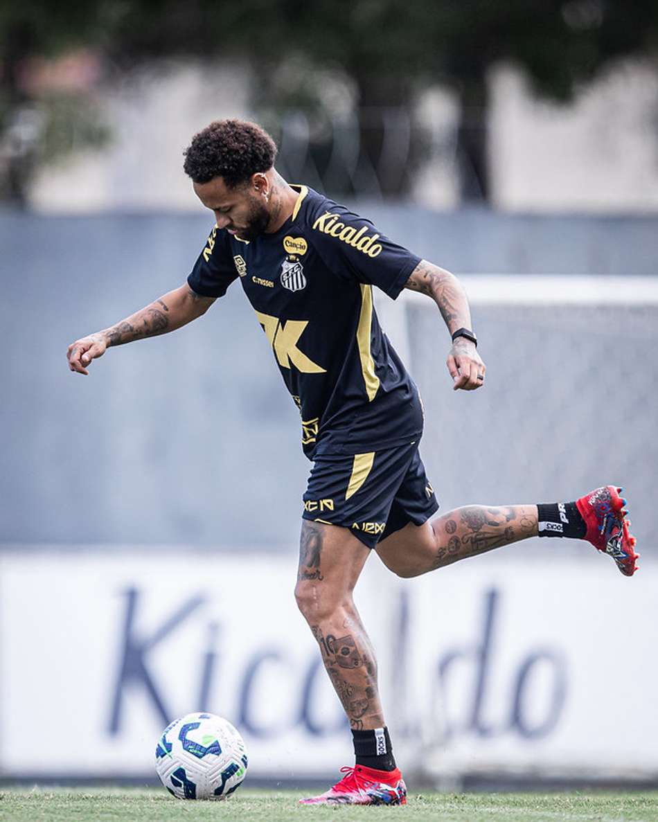 Neymar vai realizar exames médicos nesta sexta-feira (19). (Foto: Raul Baretta/ Santos FC)