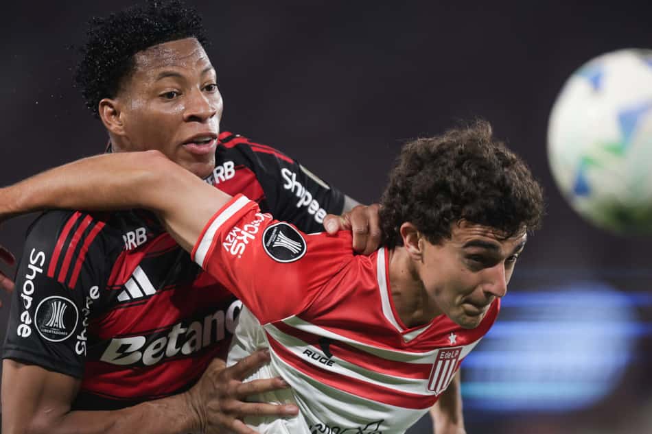 Plata na partida entre Flamengo e Estudiantes (Foto: Divulgação/Flamengo)