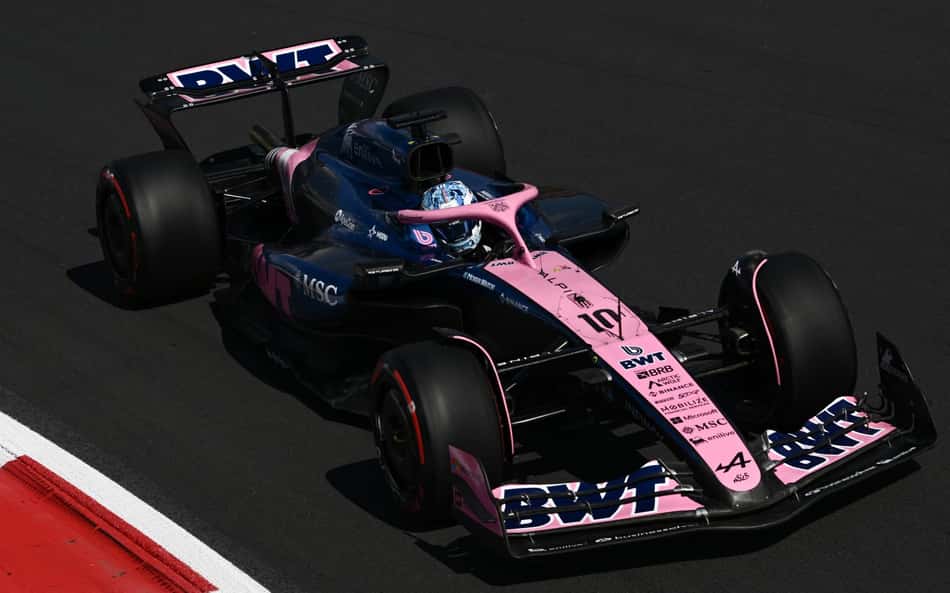 Alpine's French driver Pierre Gasly races during the first practice session ahead of the Italian Formula One Grand Prix at the Autodromo Nazionale Monza circuit, in Monza, northern Italy, on September 5, 2025. (Foto: Philippe Lopez / AFP)