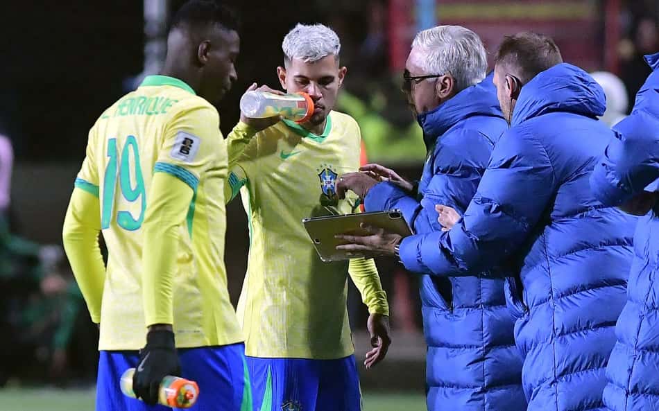 Seleção Brasileira Ancelotti (Photo by Daniel MIRANDA / AFP)