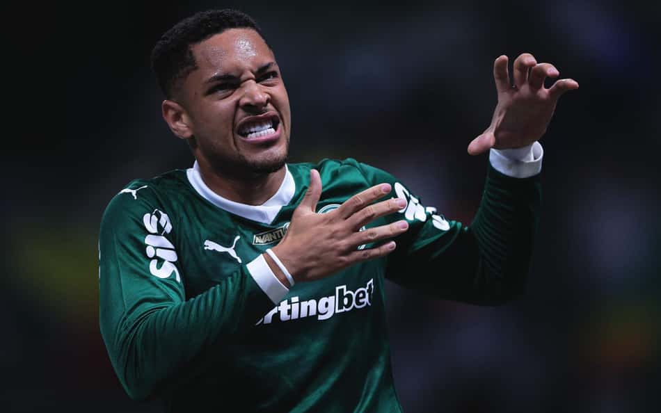 Em grande fase no Palmeiras, Vitor Roque comenta possível chance na Seleção Brasileira