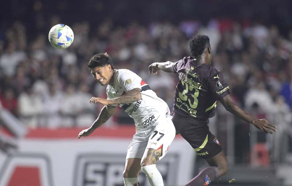 São Paulo é eliminado pela LDU na Libertadores com placar agregado de 3 a 0. (Foto: Alan Morici/AGIF)